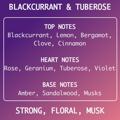 Blackcurrant & Tuberose - Large Reed Diffuser 150ml