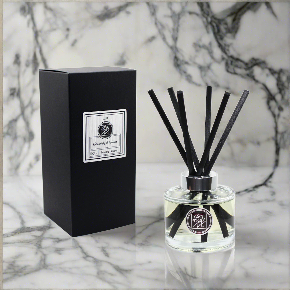 Black Fig & Vetiver - Large Luxury Reed Diffuser 150ml