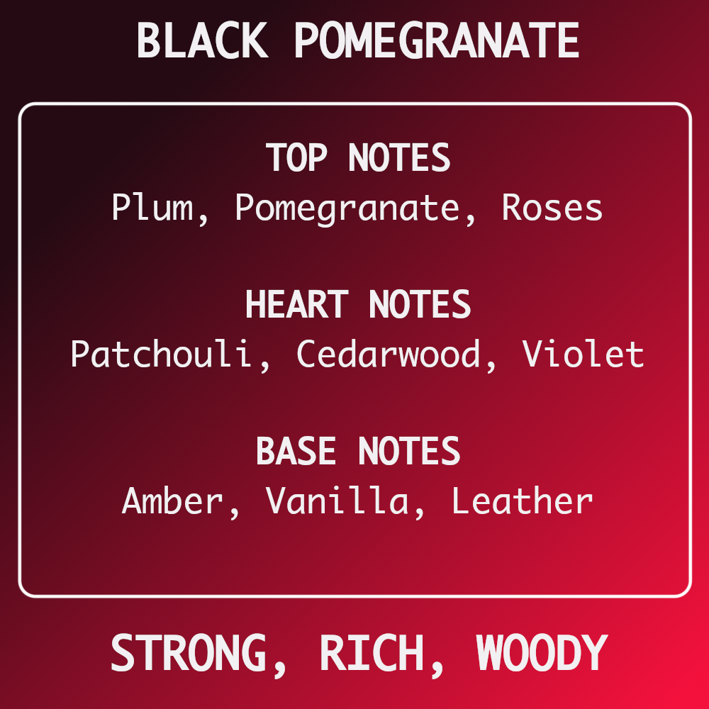 Black Pomegranate - Large Luxury Reed Diffuser 150ml