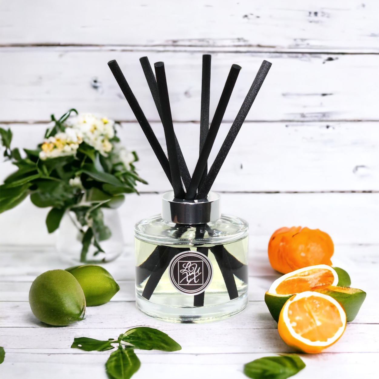 Lime, Basil & Mandarin - Large Luxury Reed Diffuser 150ml