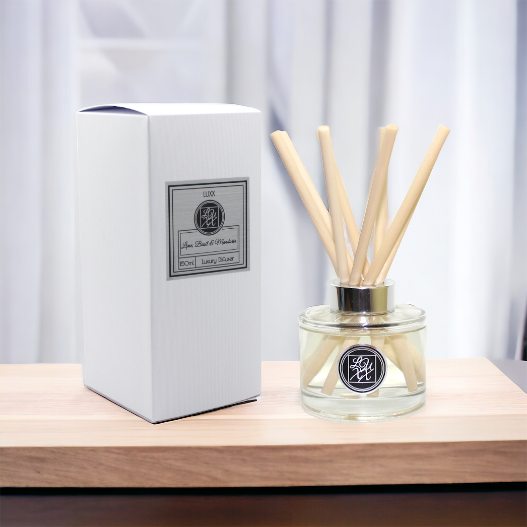 Lime, Basil & Mandarin - Large Luxury Reed Diffuser 150ml